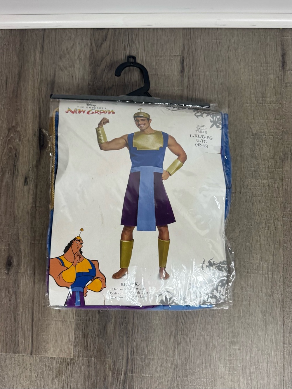 Disney The Emperor’s New Groove Kronk Men’s L/XL Halloween Costume NEW Cosplay